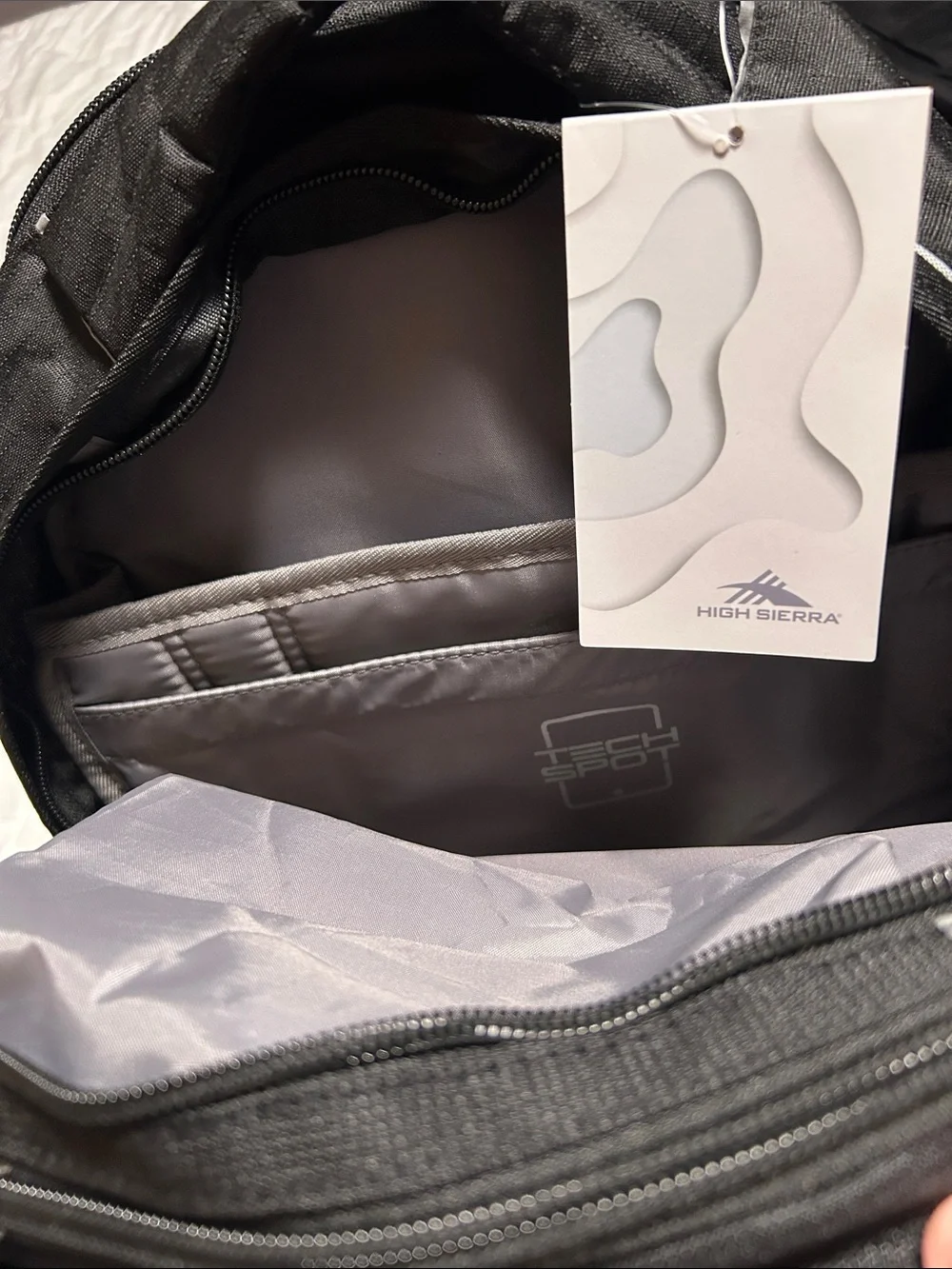 High Sierra Swerve Backpack Black NWT